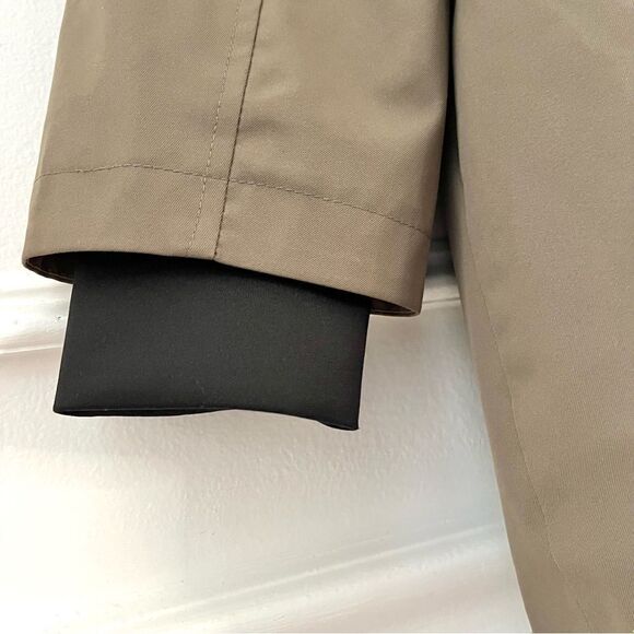 Sam Edelman Stretch Hooded Transitional Jacket OLIVE Women’s Size Small, NWT - Picture 10 of 10